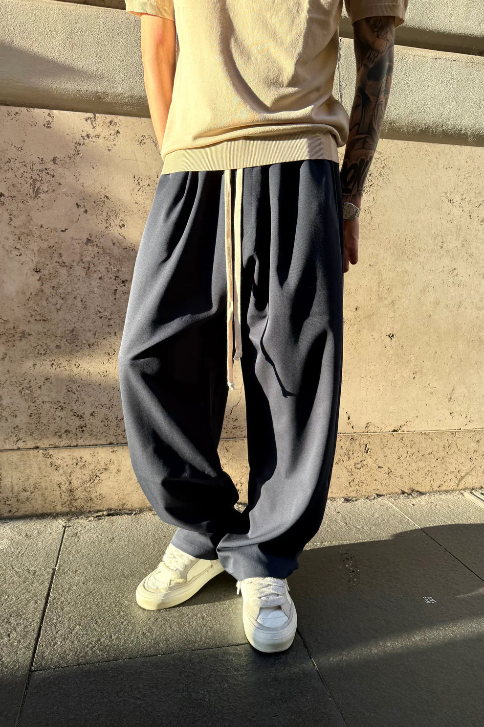 Ali/Pantalón Urbano Oversize Flow