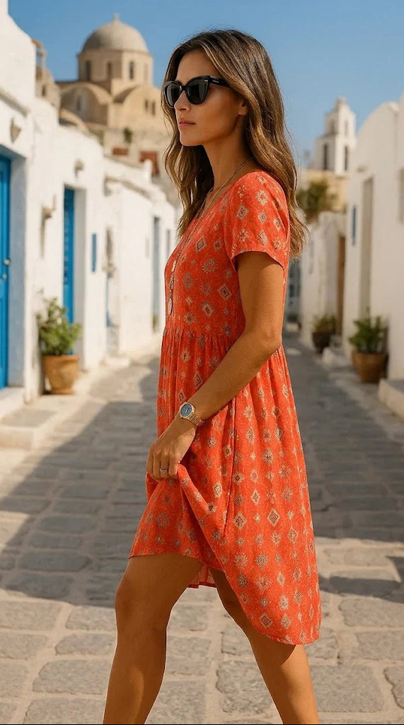 Vestido Mosaico Terral