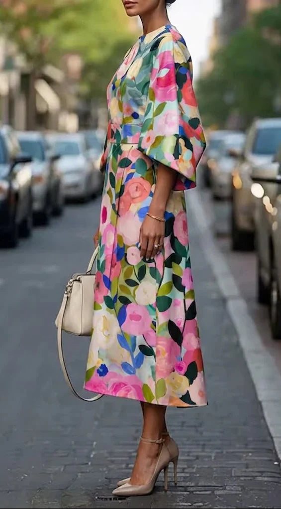 Vestido Acuarela Floral