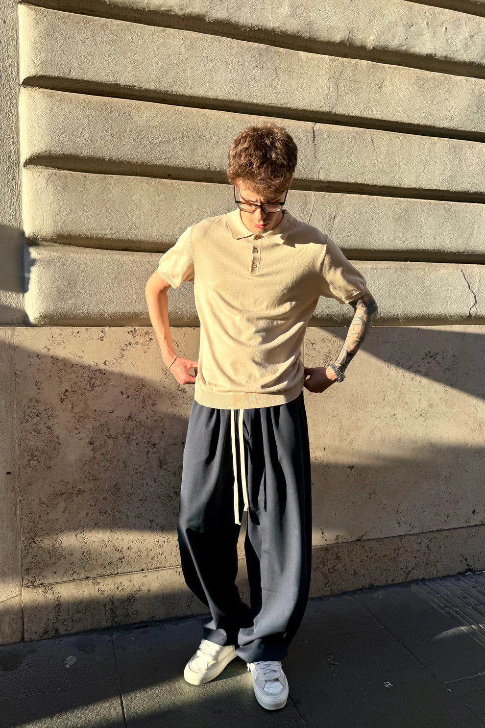 Ali/Pantalón Urbano Oversize Flow