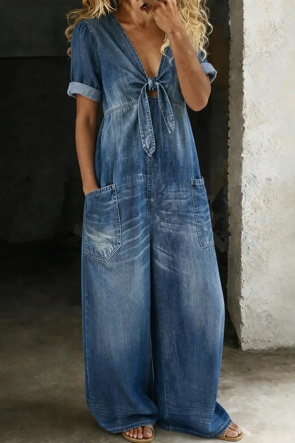 Enterizo Holgado Denim Yoyo