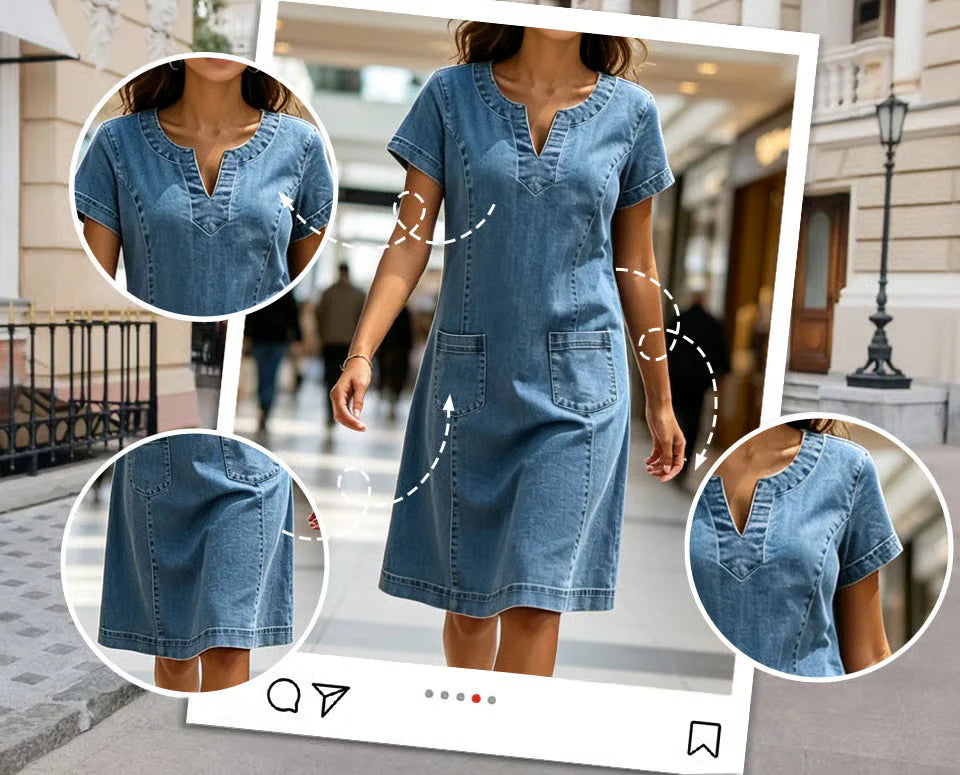 Vestido Índigo Pocket